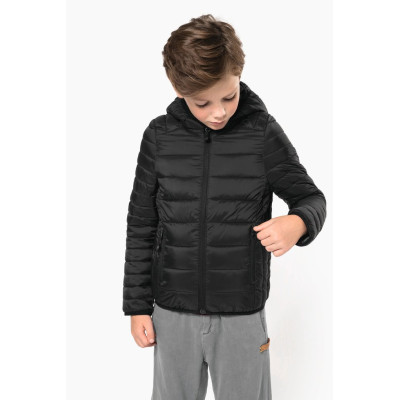 Kids' lightweight hooded padded jacket